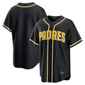MATTH S.Diego Padres Blank Player Black 2026 Fashion Home Stitched Jerseys