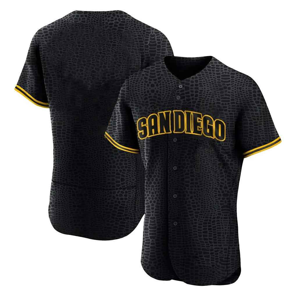 MATTH S.Diego Padres Blank Player Black Snake Skin City Home Limited Elite Stitched Jerseys