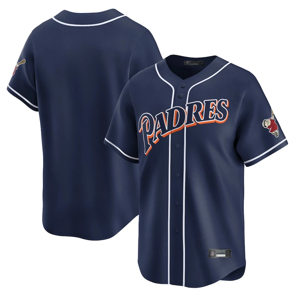 MATTH S.Diego Padres Blank Player Navy Cooperstown Collection Limited Stitched Jerseys