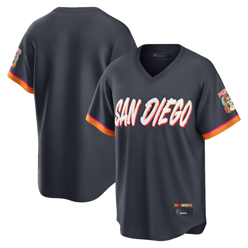 MATTH S.Diego Padres Blank Player Obsidian 2026 City Connect Home Limited T-shirt Stitched Jerseys