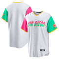 MATTH S.Diego Padres Blank Player White City Connect Home Game Stitched Jerseys