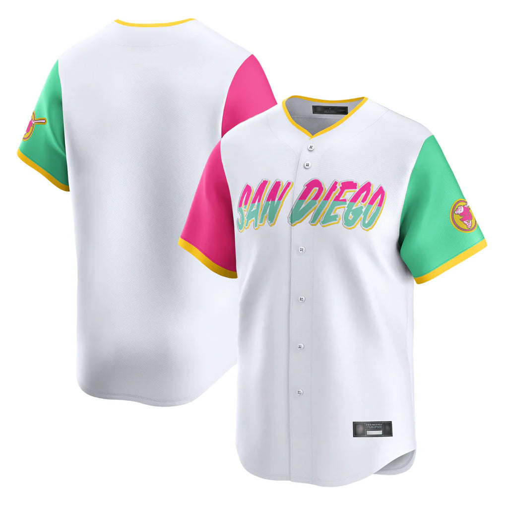 MATTH S.Diego Padres Blank Player White City Connect Home Limited Stitched Jerseys