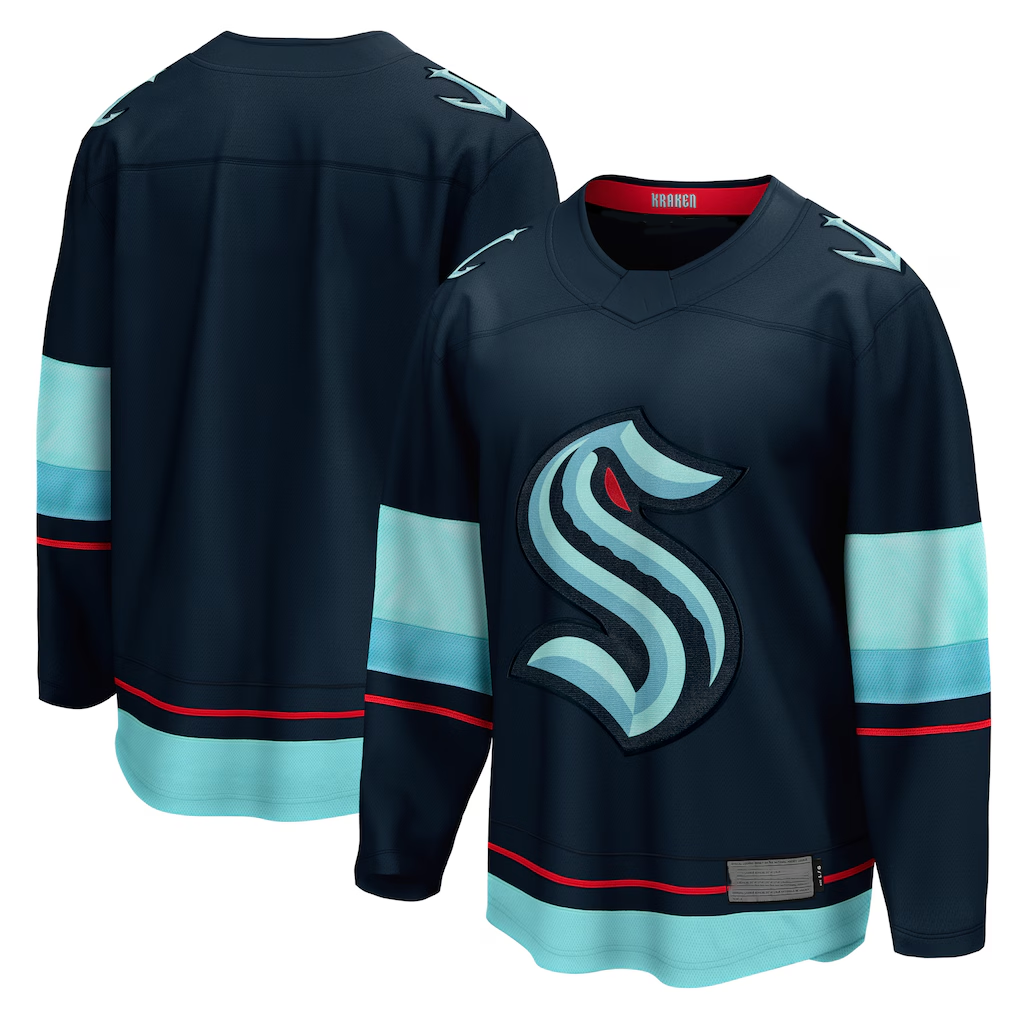 MATTH S.Kraken Deep Sea Blue Home Breakaway Jerseys