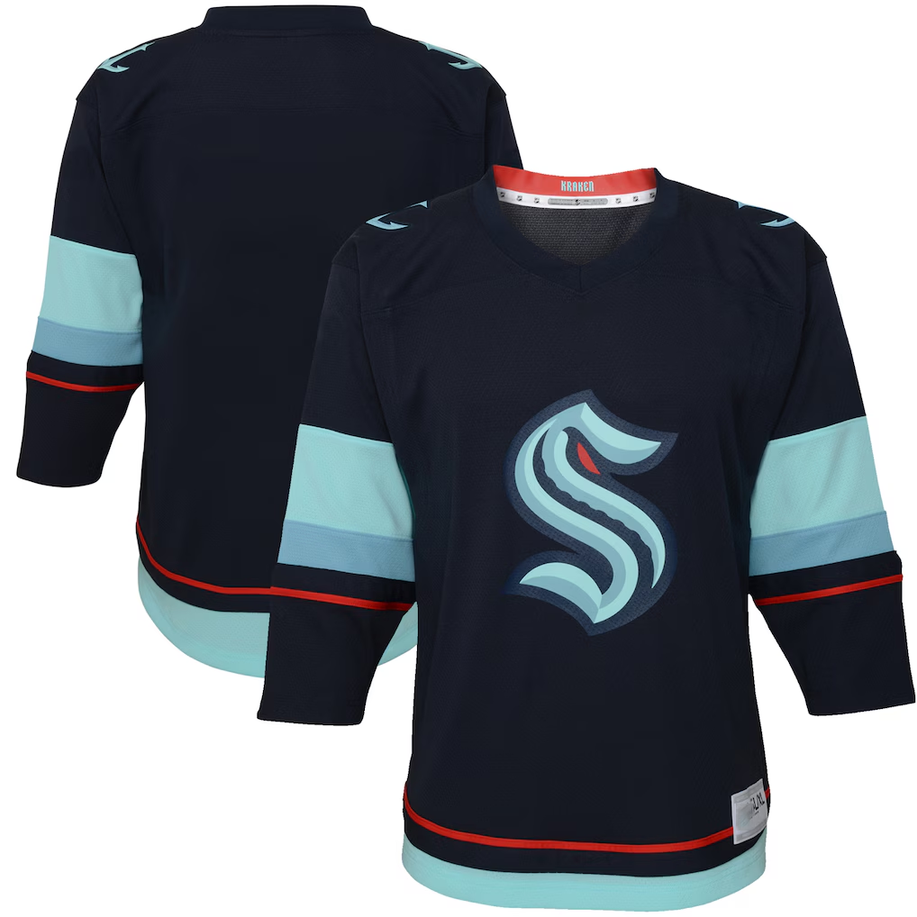 MATTH S.Kraken Navy Home Replica Jerseys