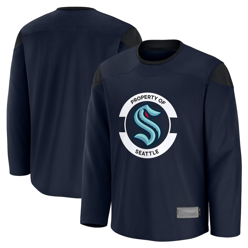 MATTH S.Kraken Navy Practice Jerseys