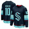 MATTH S.Kraken #10 Matty Beniers Deep Sea Blue Premier Breakaway Player Jerseys