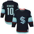 MATTH S.Kraken #10 Matty Beniers Navy Alternate Replica Player Jerseys