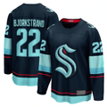 MATTH S.Kraken #22 Oliver Bjorkstrand Deep Sea Blue Home Breakaway Player Jerseys