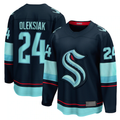 MATTH S.Kraken #24 Jamie Oleksiak Deep Sea Blue Home Breakaway Player Jerseys