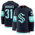 MATTH S.Kraken #31 Philipp Grubauer Deep Sea Blue Home Premium Jerseys