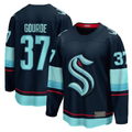 MATTH S.Kraken #37 Yanni Gourde Deep Sea Blue Home Breakaway Player Jerseys