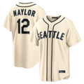 MATTH S.Mariners #12 Josh Naylor Player Cream 2026 Home Limited Stitched Jerseys