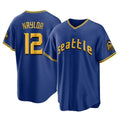 MATTH S.Mariners #12 Josh Naylor Player Royal City Connect Home Game Stitched Jerseys