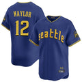 MATTH S.Mariners #12 Josh Naylor Player Royal City Connect Home Limited Stitched Jerseys