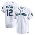 MATTH S.Mariners #12 Josh Naylor Player White Home Limited Stitched Jerseys