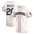 MATTH S.Mariners #20 Luke Raley Player Cream Home Limited Elite Stitched Jerseys