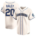 MATTH S.Mariners #20 Luke Raley Player Cream Home Limited Stitched Jerseys