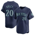 MATTH S.Mariners #20 Luke Raley Player Navy Home Limited Stitched Jerseys