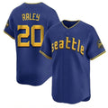MATTH S.Mariners #20 Luke Raley Player Royal City Connect Home Limited Stitched Jerseys