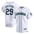 MATTH S.Mariners #29 Cal Raleigh Player White Home Limited Stitched Jerseys
