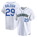 MATTH S.Mariners #29 Cal Raleigh Player White Pitch Fashion Game Stitched Jerseys