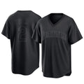 MATTH S.Mariners #2 Cole Young Player Black Replica Fashion T-shirt Stitched Jerseys