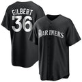 MATTH S.Mariners #36 Logan Gilbert Player Black Home Limited Stitched Jerseys