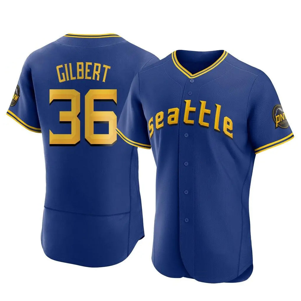 MATTH S.Mariners #36 Logan Gilbert Player Royal City Connect Home Limited Elite Stitched Jerseys
