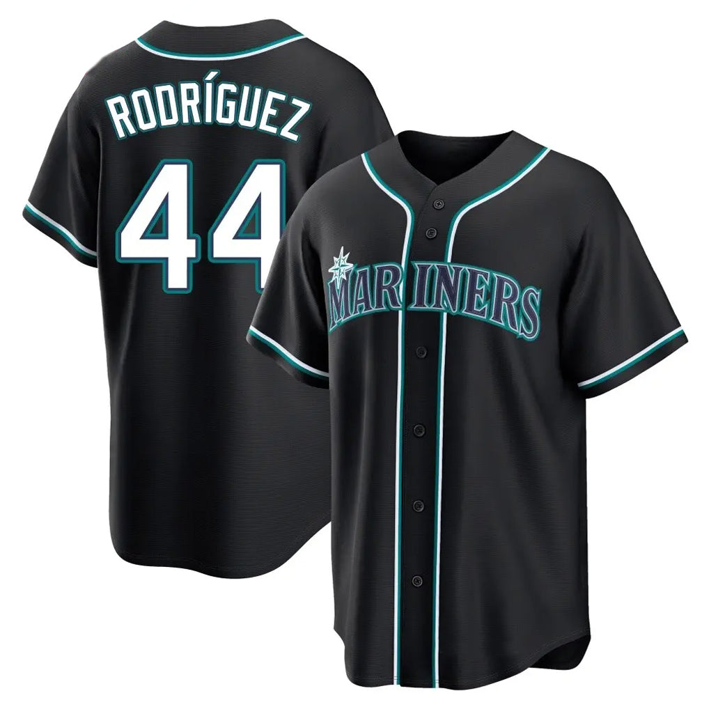 MATTH S.Mariners #44 Julio Rodriguez Player Black Fashion Home Limited Stitched Jerseys