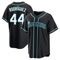 MATTH S.Mariners #44 Julio Rodriguez Player Black Fashion Home Limited Stitched Jerseys
