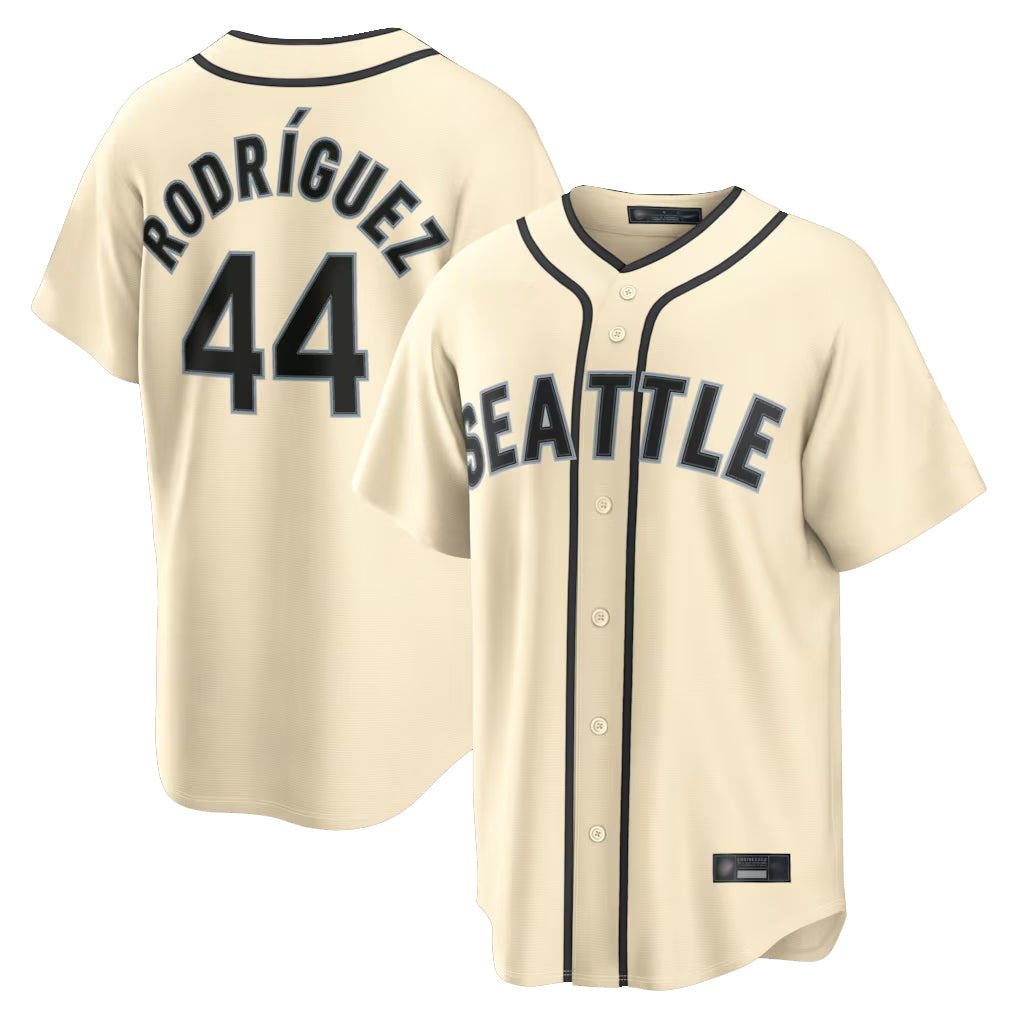 MATTH S.Mariners #44 Julio Rodriguez Player Cream 2026 Home Limited Stitched Jerseys