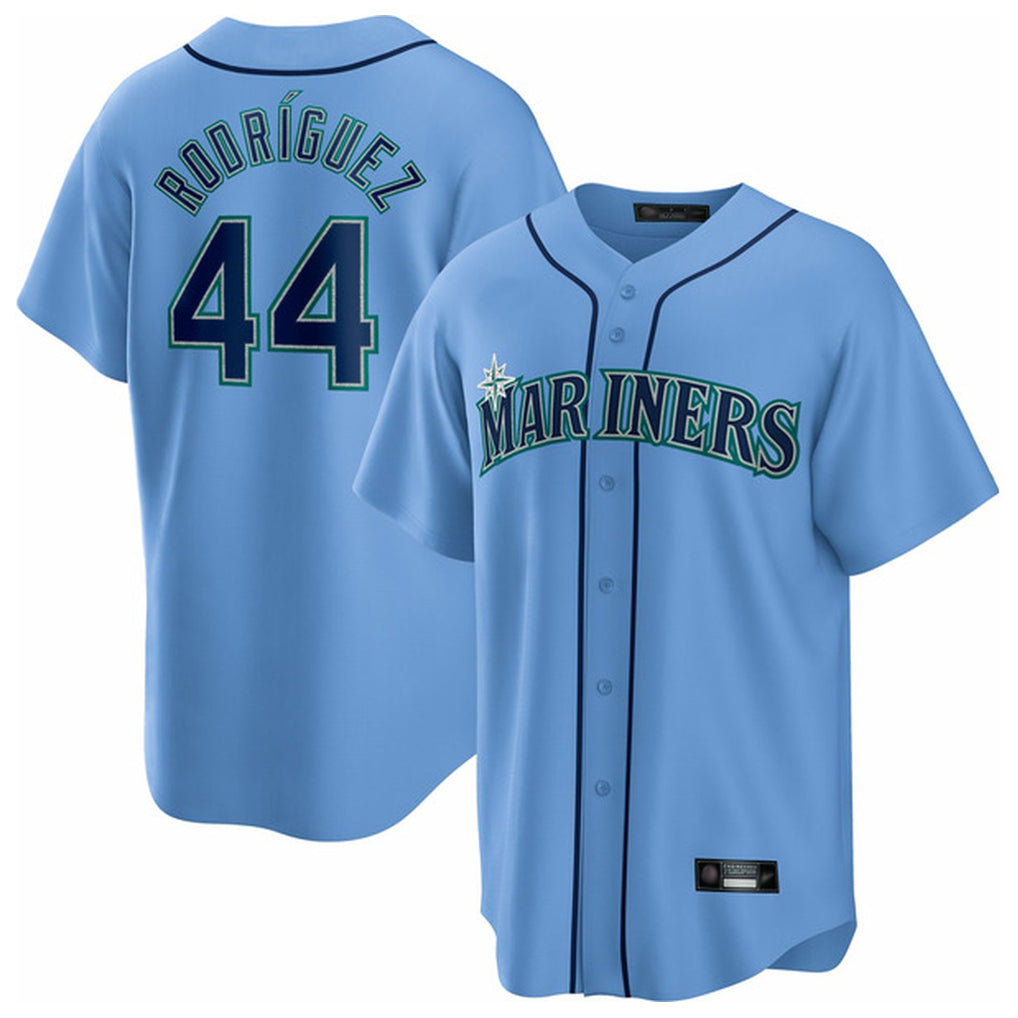 MATTH S.Mariners #44 Julio Rodriguez Player Light Blue Home Limited Stitched Jerseys