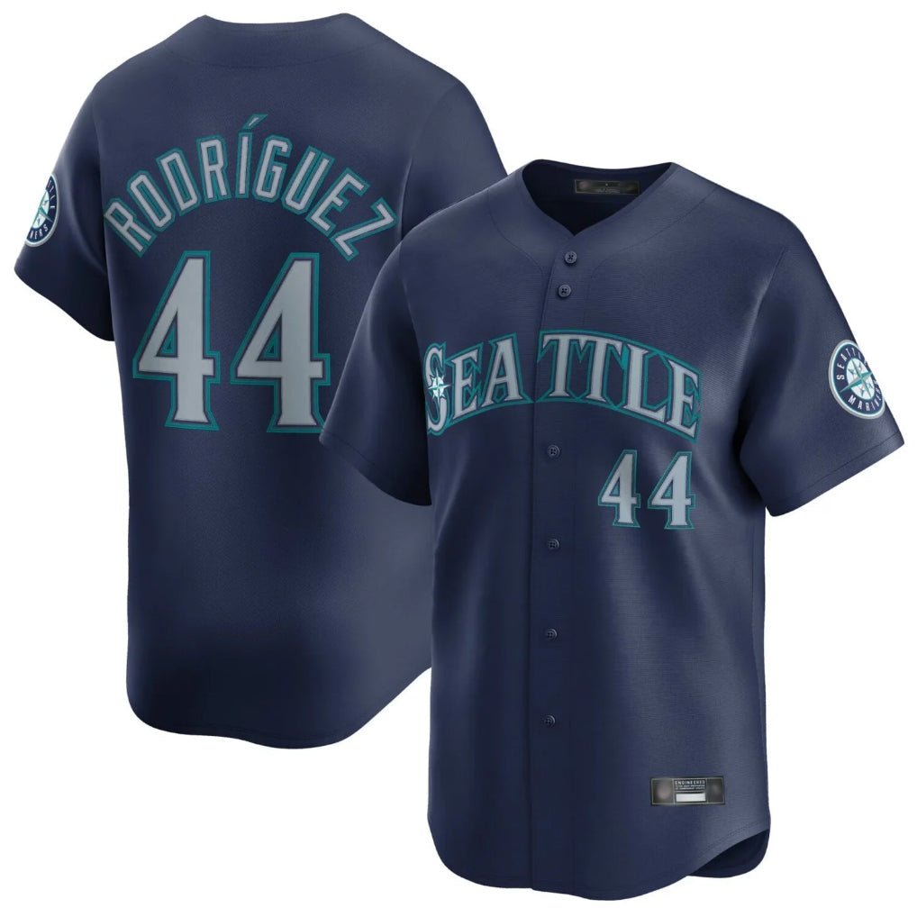 MATTH S.Mariners #44 Julio Rodriguez Player Navy Home Limited Stitched Jerseys