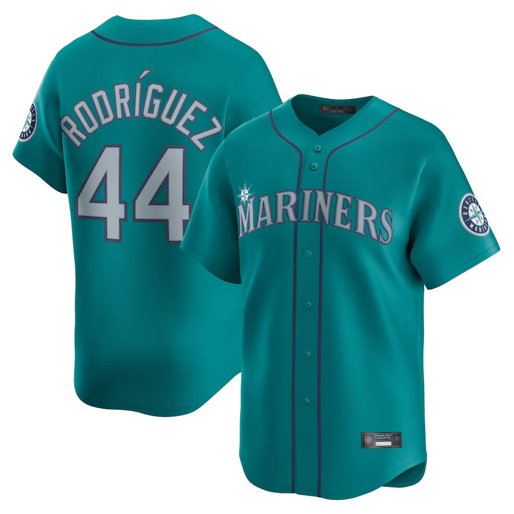 MATTH S.Mariners #44 Julio Rodriguez Player Teal Home Limited Stitched Jerseys