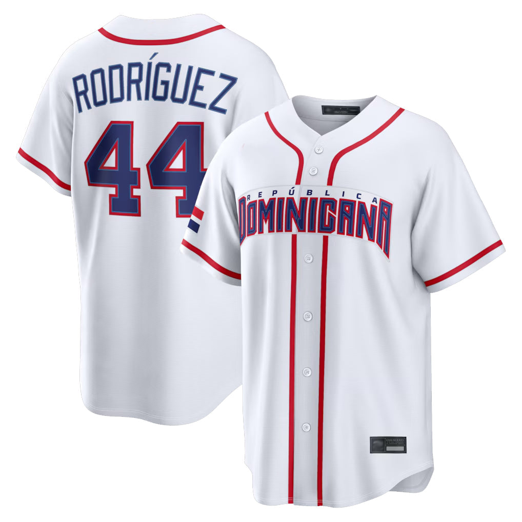 MATTH S.Mariners #44 Julio Rodriguez Player White 2026 World Classic Home Stitched Jerseys