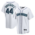 MATTH S.Mariners #44 Julio Rodriguez Player White Home Game Stitched Jerseys