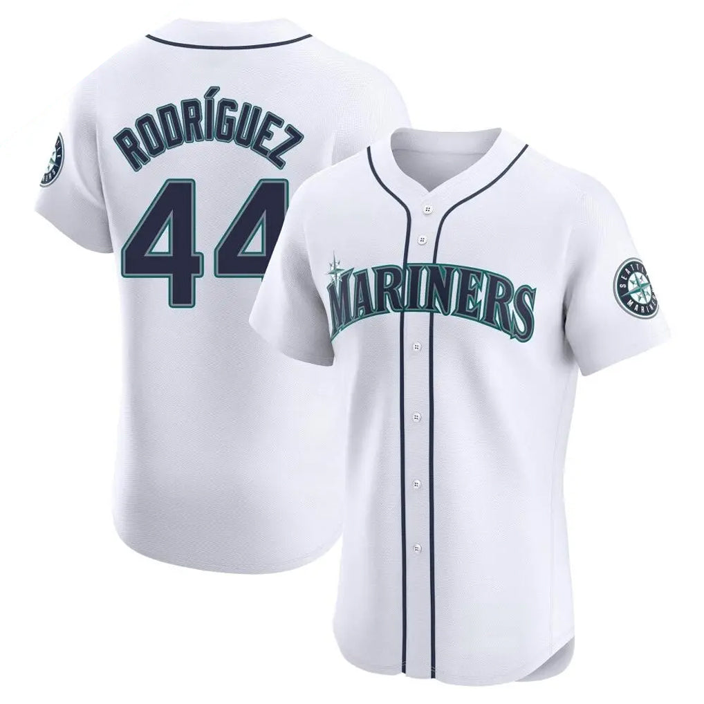 MATTH S.Mariners #44 Julio Rodriguez Player White Home Limited Elite Stitched Jerseys