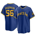 MATTH S.Mariners #56 Randy Arozarena Player Royal Home Game Stitched Jerseys
