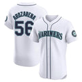 MATTH S.Mariners #56 Randy Arozarena Player White Home Limited Elite Stitched Jerseys