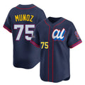 MATTH S.Mariners #75 Andres Munoz Player Navy Limited American League All-Star Edition Stitched Jerseys