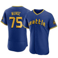 MATTH S.Mariners #75 Andres Munoz Player Royal City Connect Home Limited Elite Stitched Jerseys