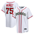MATTH S.Mariners #75 Andres Munoz Player White 2026 World Classic Home Limited Stitched Jerseys