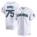 MATTH S.Mariners #75 Andres Munoz Player White Home Limited Stitched Jerseys