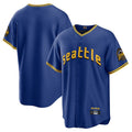 MATTH S.Mariners Blank Player Royal City Connect Home Game Stitched Jerseys