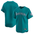 MATTH S.Mariners Blank Player Teal Home Limited Stitched Jerseys