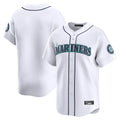 MATTH S.Mariners Blank Player White Home Limited Stitched Jerseys