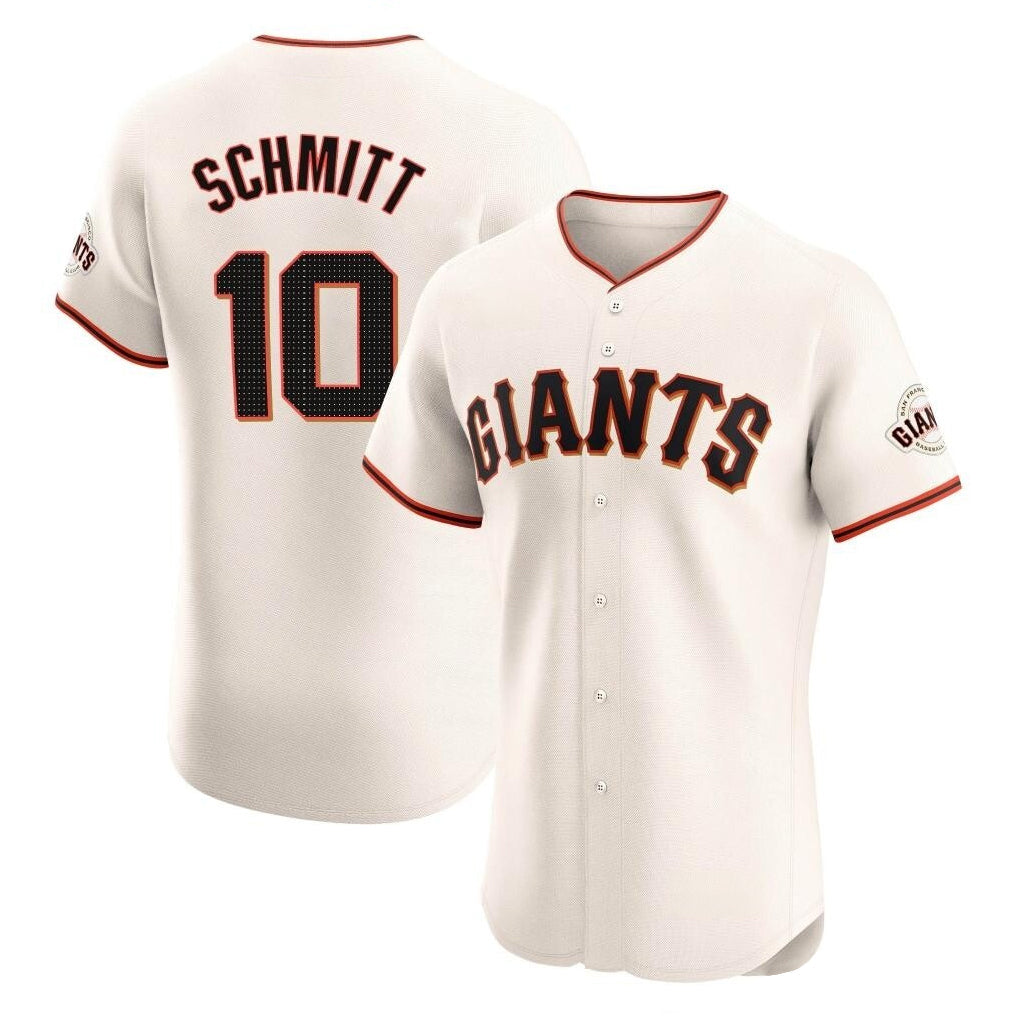MATTH SF.Giants #10 Casey Schmitt Player Cream Home Limited Elite Stitched Jerseys