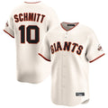 MATTH SF.Giants #10 Casey Schmitt Player Cream Home Limited Stitched Jerseys