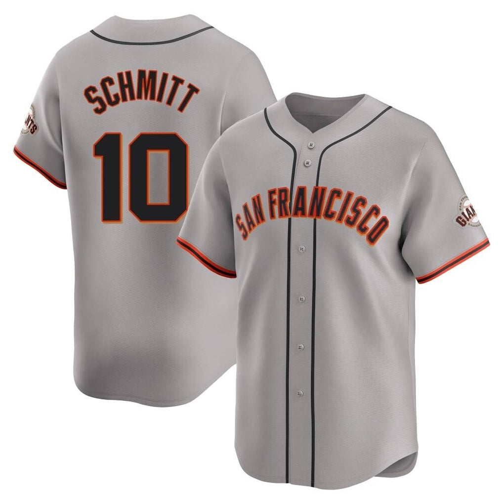 MATTH SF.Giants #10 Casey Schmitt Player Gray Home Limited Stitched Jerseys
