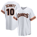 MATTH SF.Giants #10 Casey Schmitt Player White Home Game Stitched Jerseys